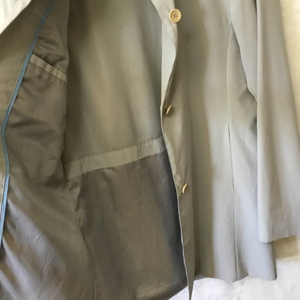 Kenneth Cole Reaction Light Gray Classic Rain Coat - Picture 14 of 14